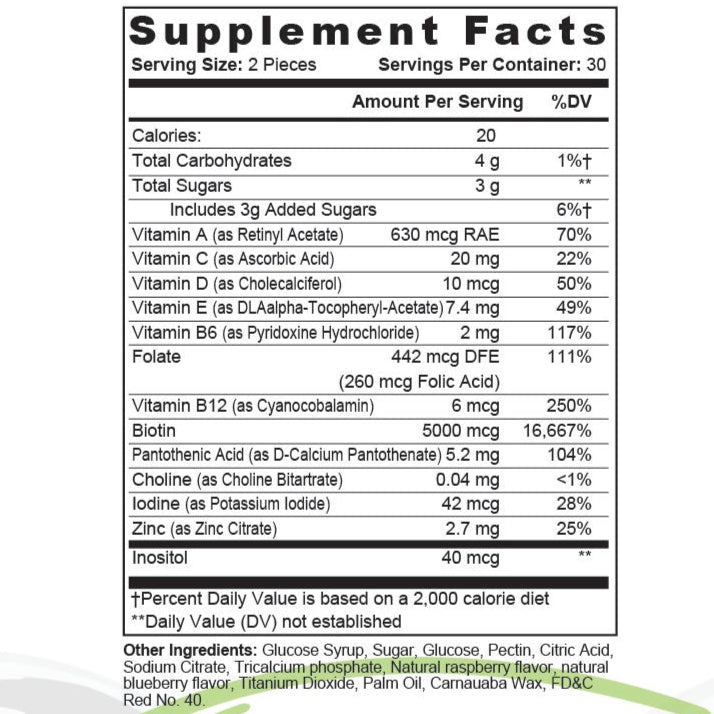 Hair Vitamin Gummies