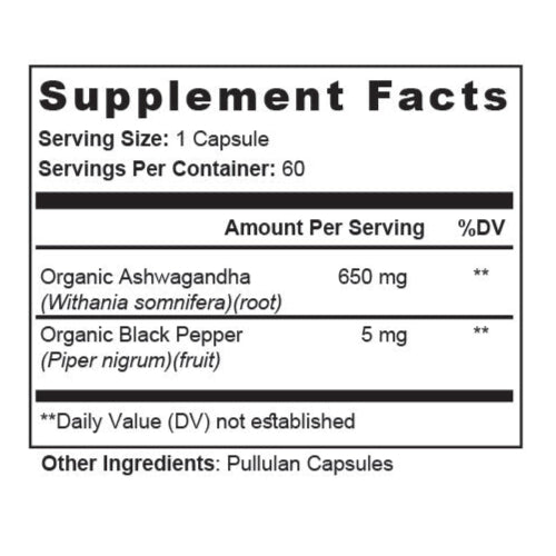 Ashwagandha with Black Pepper